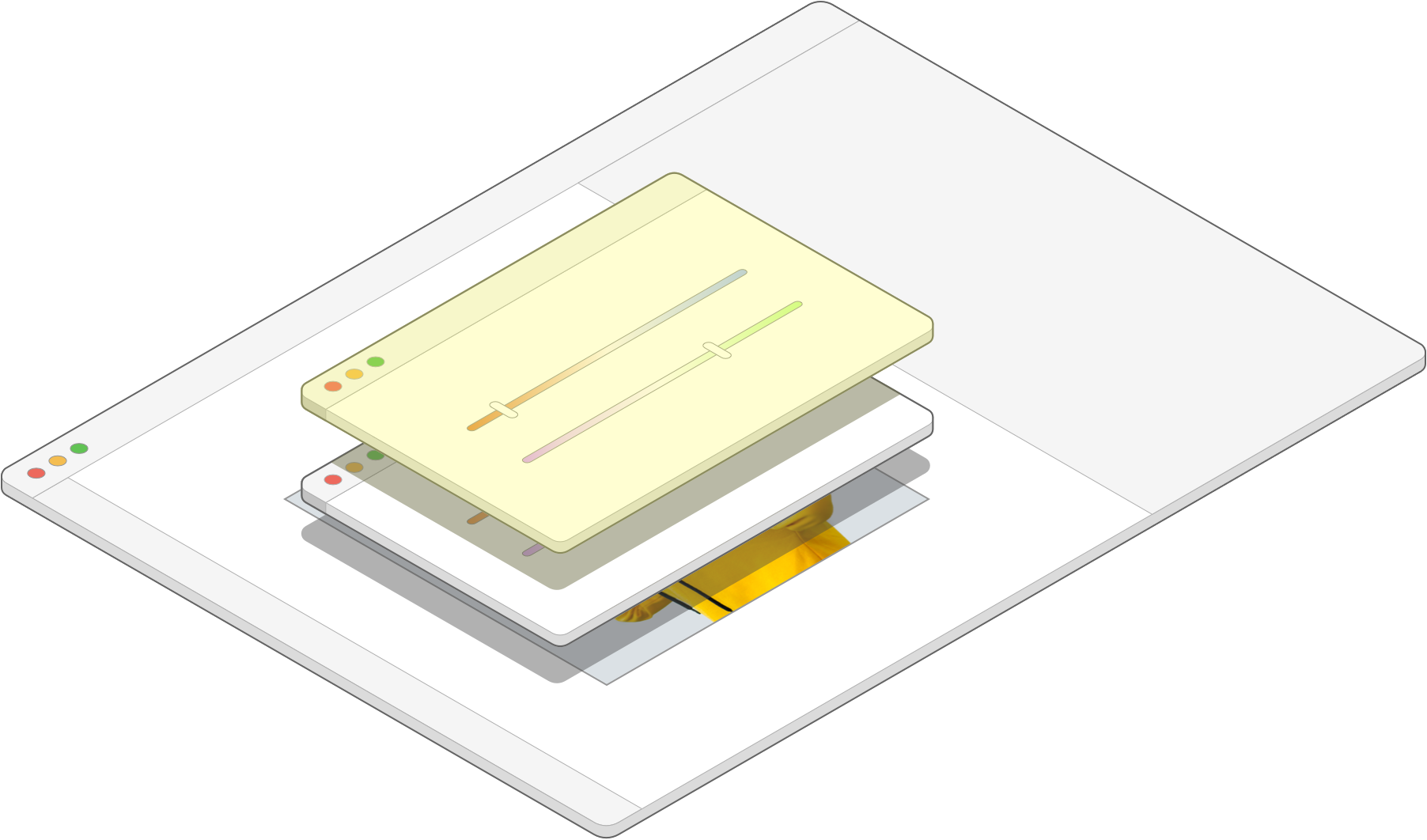 Migration of adjustment filter dialogs from destructive to non-destructive (PHOTO-PAINT 2020).